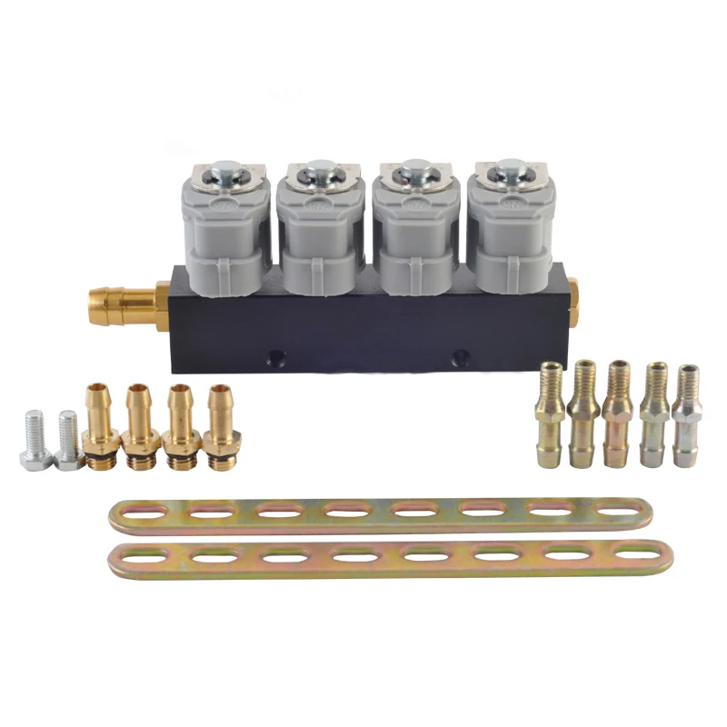

LPG/CNG/NGV Gas Fuel Injector Rail lpg sequential fuel system for Sequential Injection Kit 2 or 3 ohm car injector