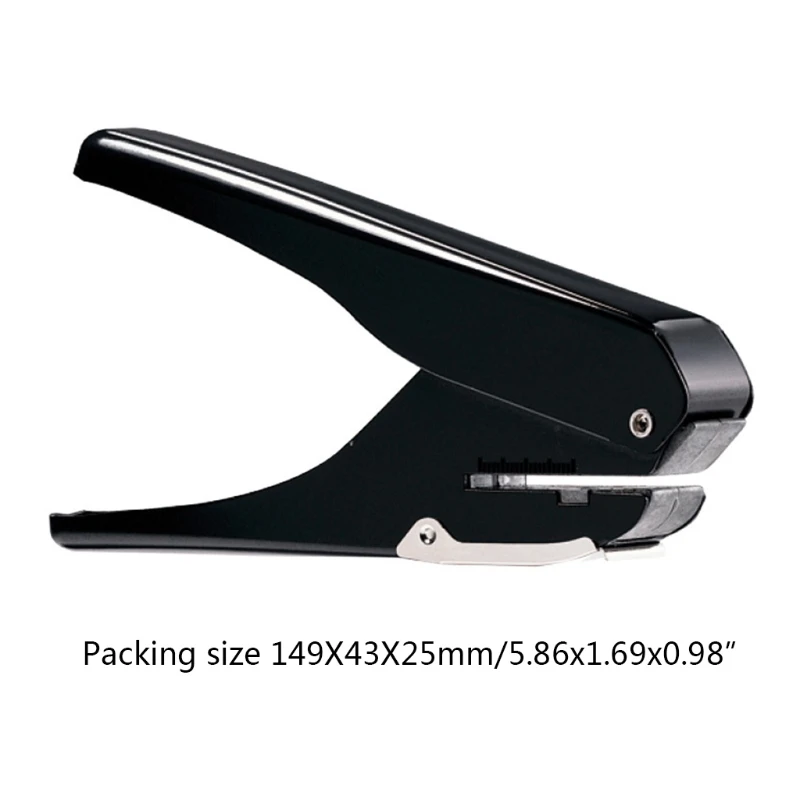 Portable Oval Hole Puncher 10 Sheets Capacity Adjustable with Positioning Ruler for Paper Card Picture File HCCY | Канцтовары для