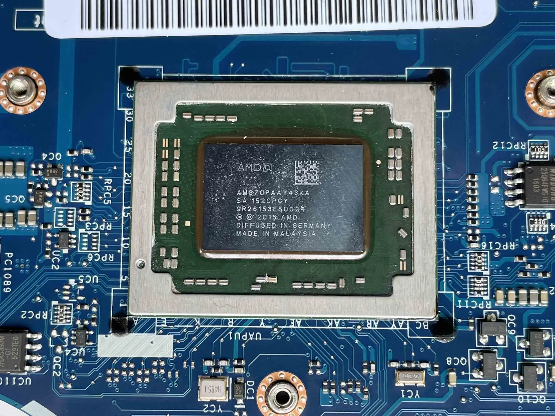 Оригинальная материнская плата для ноутбука Lenovo 500-15z системная 5B20J76092 LA-C285P DDR3 100%
