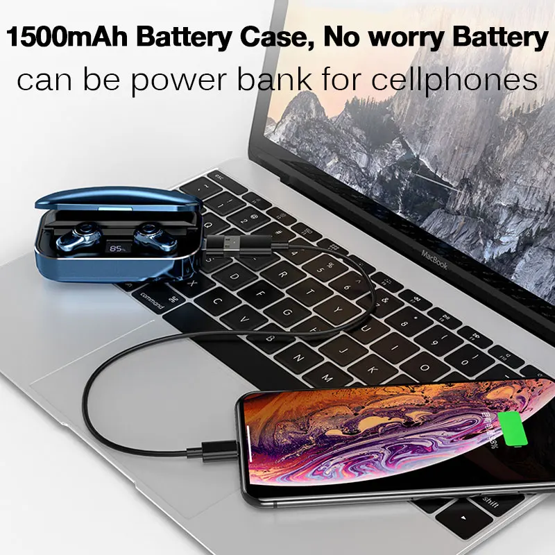 TWS наушники с микрофоном и шумоподавлением Bluetooth 5 0|Наушники гарнитуры| |