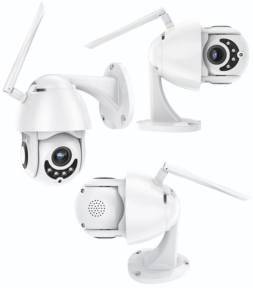 USAFEQLO 4x1080 P Беспроводная ip-камера панорамирование/наклон двусторонняя связь 2MP Мини Wifi камера видеонаблюдения TF слот для наружного использования в помещении Водонепроницаемый