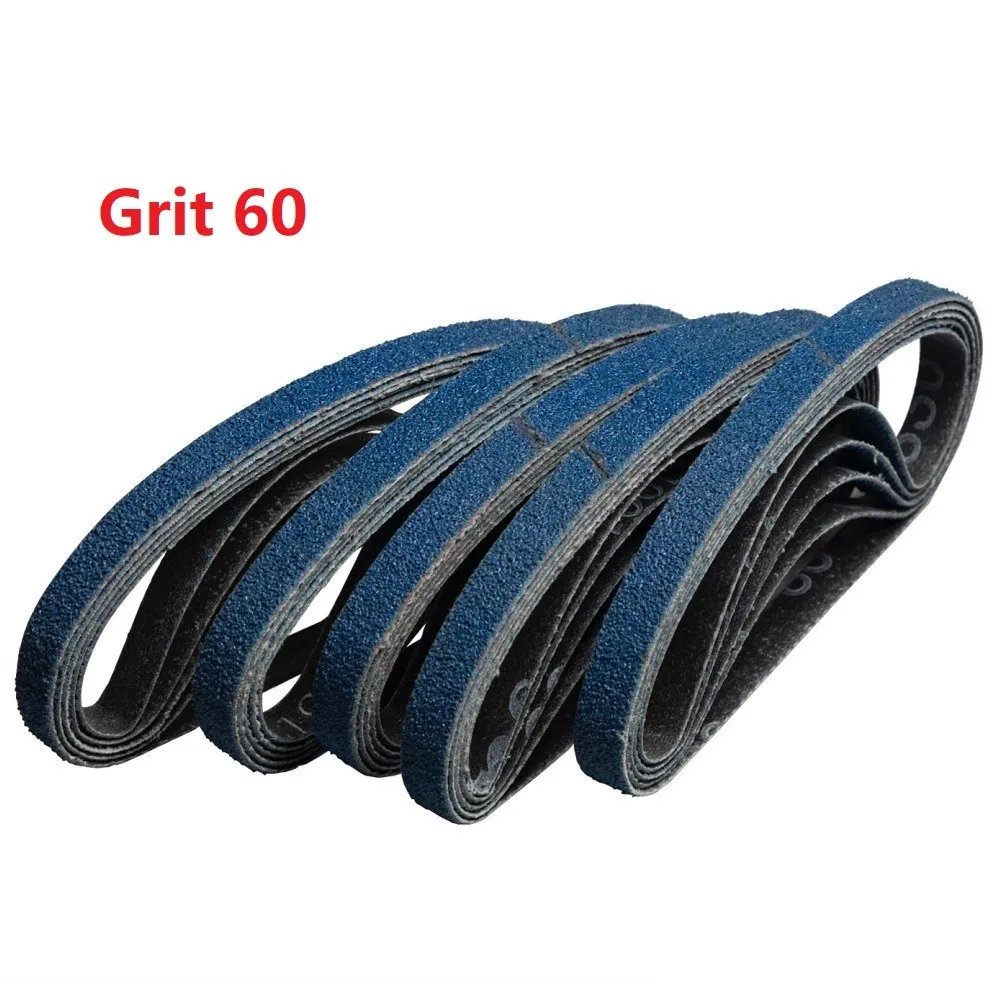 

25pcs 10x330mm Sanding Belts Zirconia Blue Sander Belt Grit 40 60 80 100 120 150 180 240 320 Abrasive Belt Fast Shipping