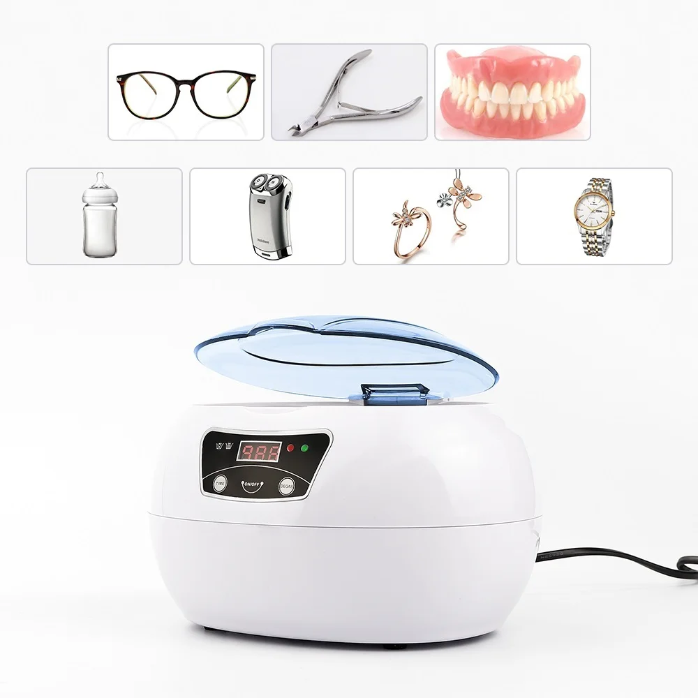 Инструменты для маникюра ультразвуковой очищающий чехол бактерий стерилизатор