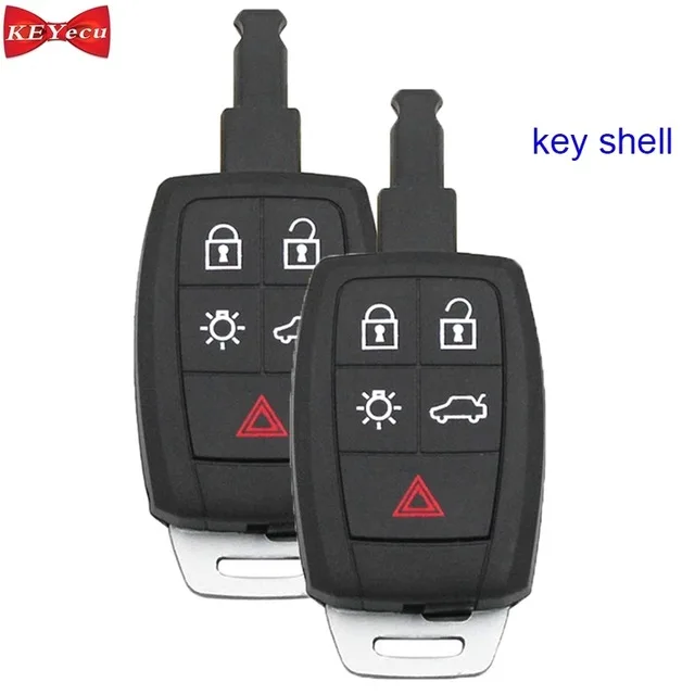 KEYECU 2 шт. для Volvo C30 C70 S40 V50 чехол дистанционного ключа KR55WK49259|Ключ от авто| |