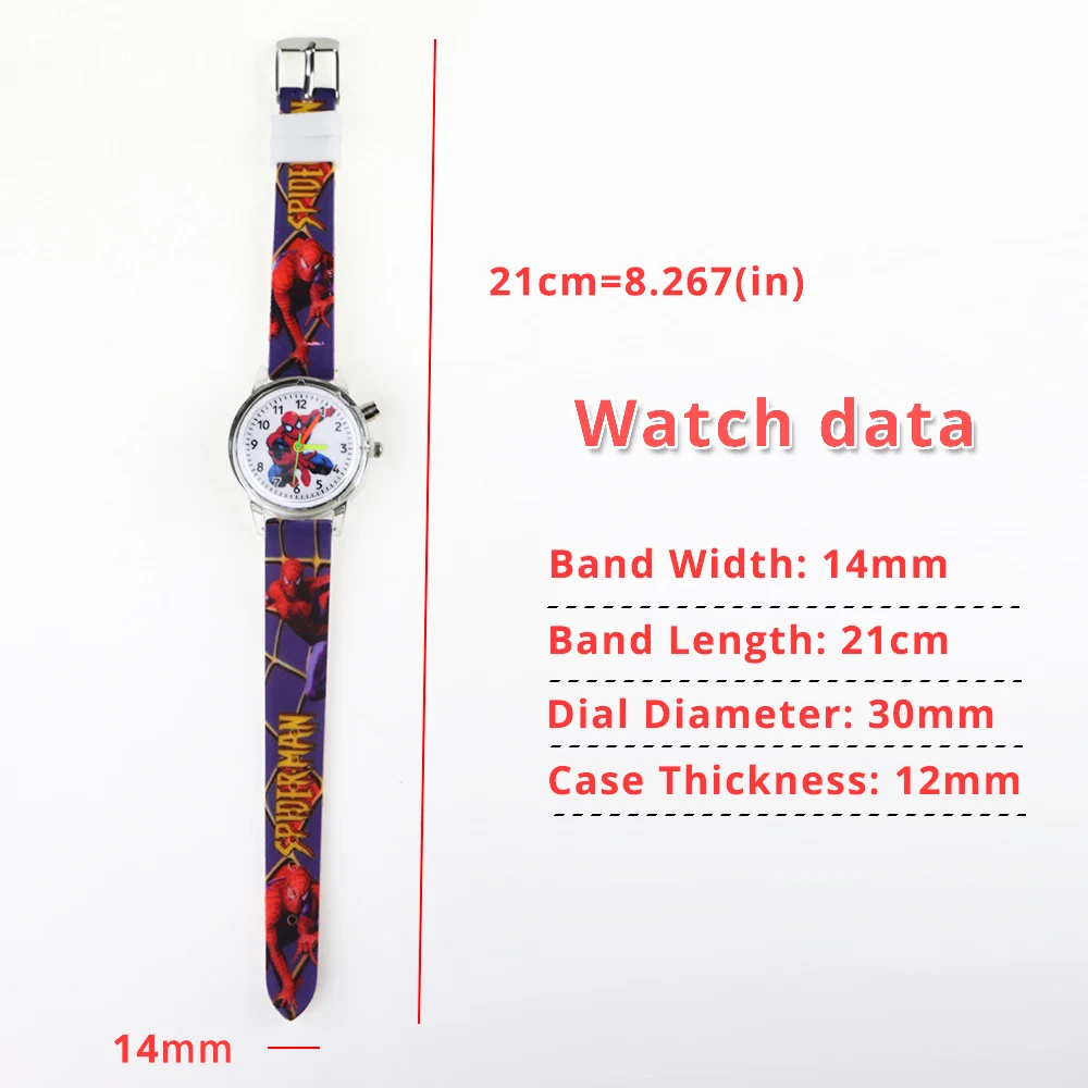 Hook Loop Band LED Watch Magic Kids Child Boys Girls Digital Wrist Watches Cartoon Style