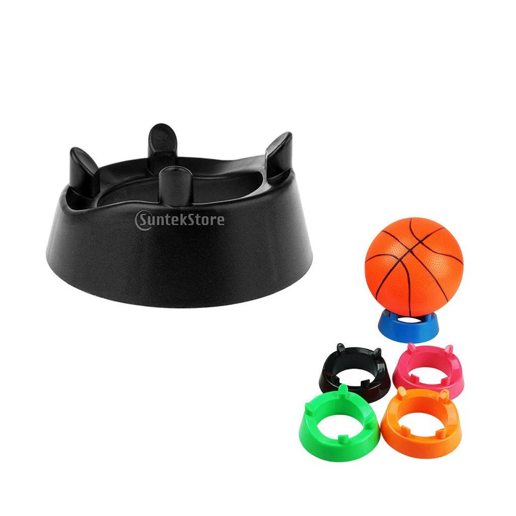 

Stable Ball Stand Basketball Football Soccer Rugby Plastic Display Holder