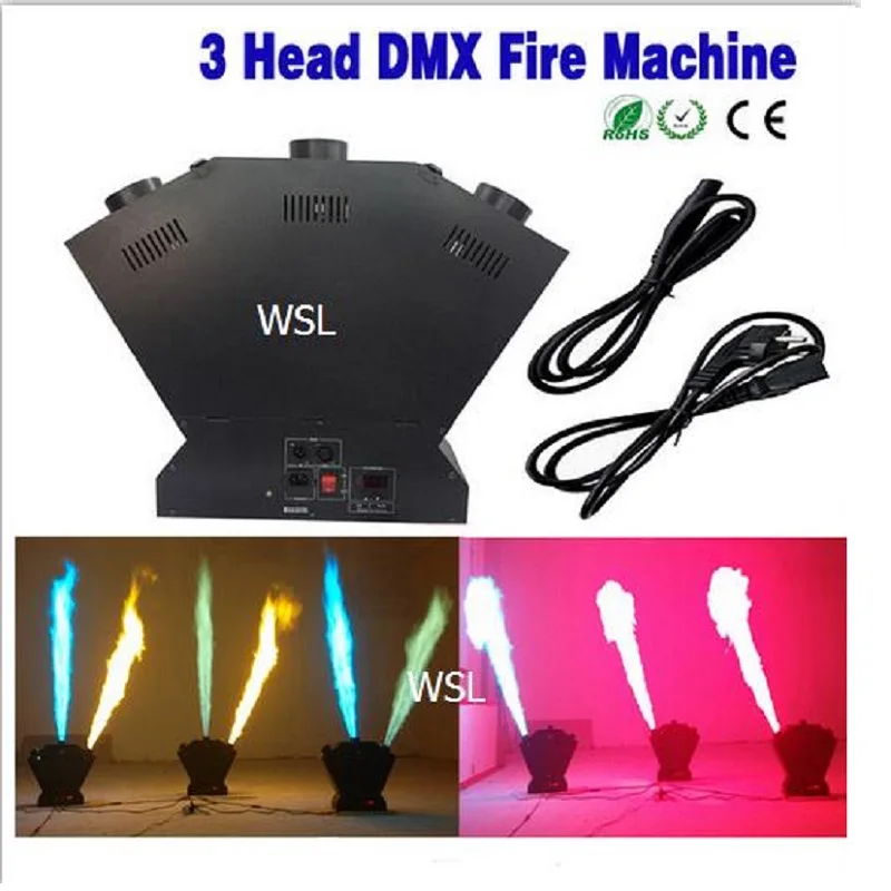 Стационарная пожарная машина с 3 головками|dmx fire machine|fire machinehead dmx |