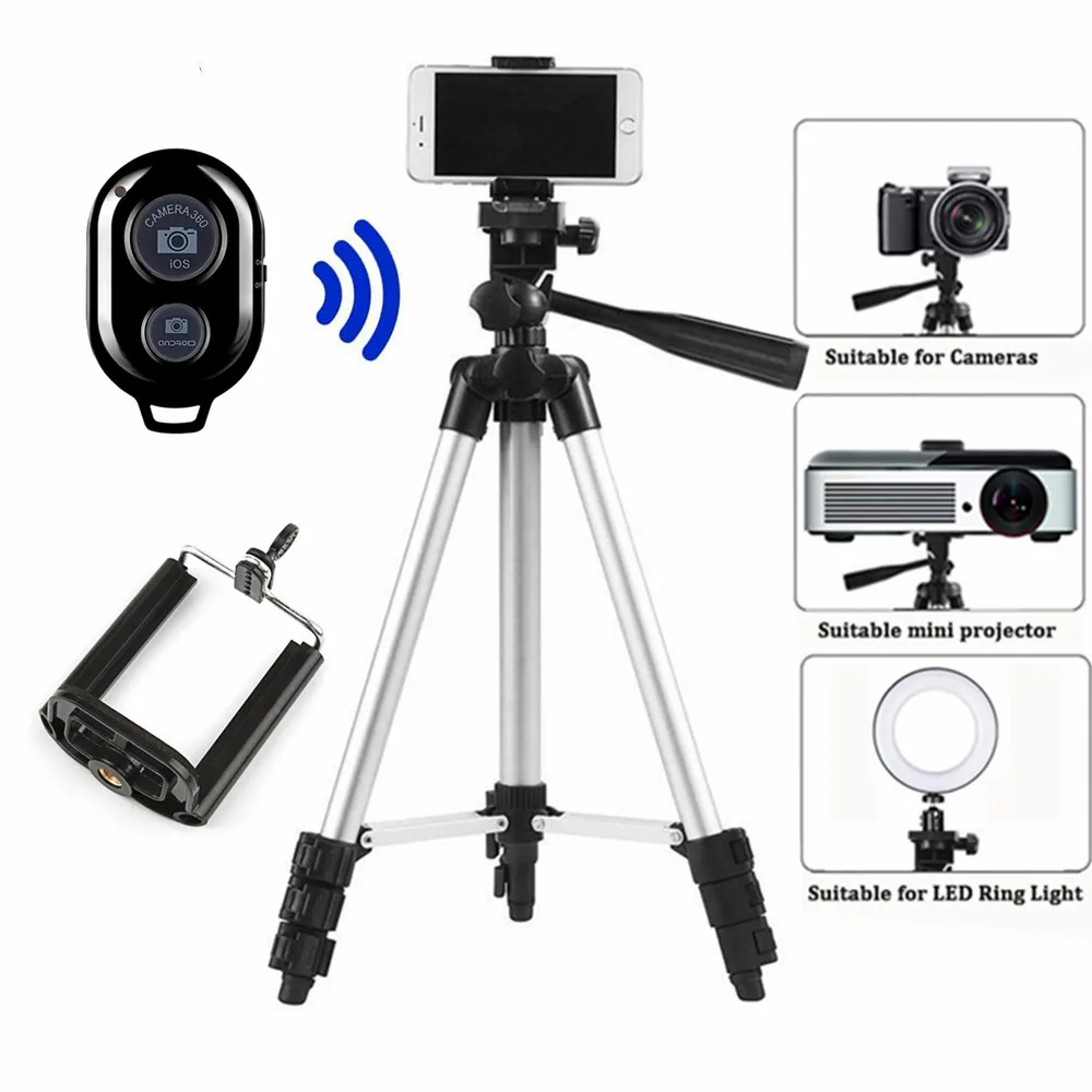 Lightweight Camera Tripod Phone Stand Holder Portable Desktop Mobile Tripode For iPhone Canon Sony Nikon Video Para | Электроника