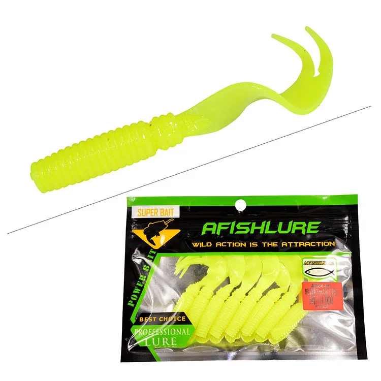 8 шт./лот 75 мм мягкие приманки Шад Мягкая приманка для рыбной ловли червь тунца