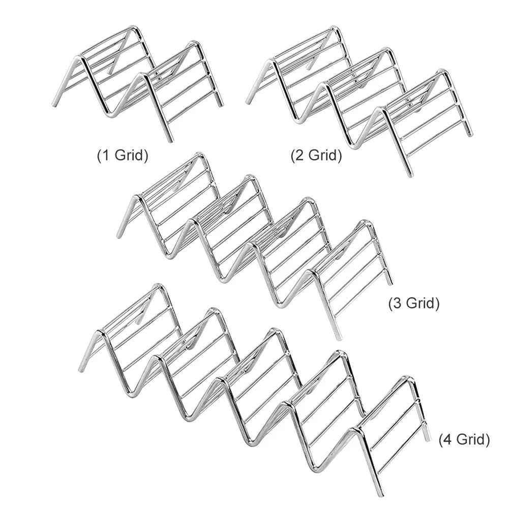 Подставка для Тако из нержавеющей стали с 1/2/3/4 отделениями|Уличные плиты| |