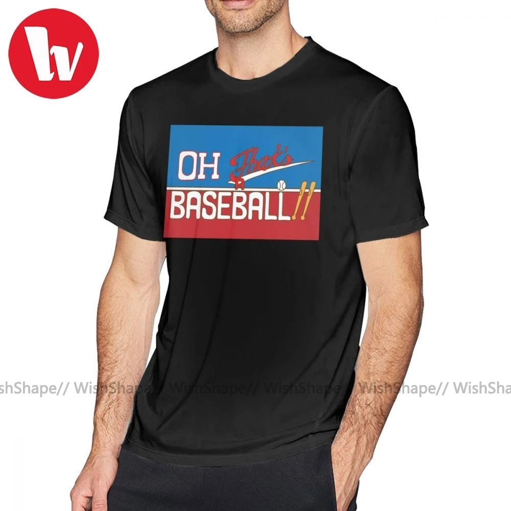Jojo футболка Oh That S A Baseball JJBA Необычные Приключения ХХХ хлопковая Футболка мужская