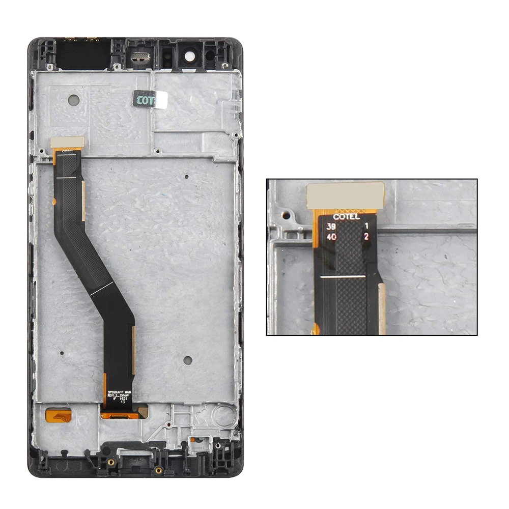 5 &quotЖК дисплей для HUAWEI P9 плюс Дисплей с корпусом запасные части Huawei ЖК кодирующий