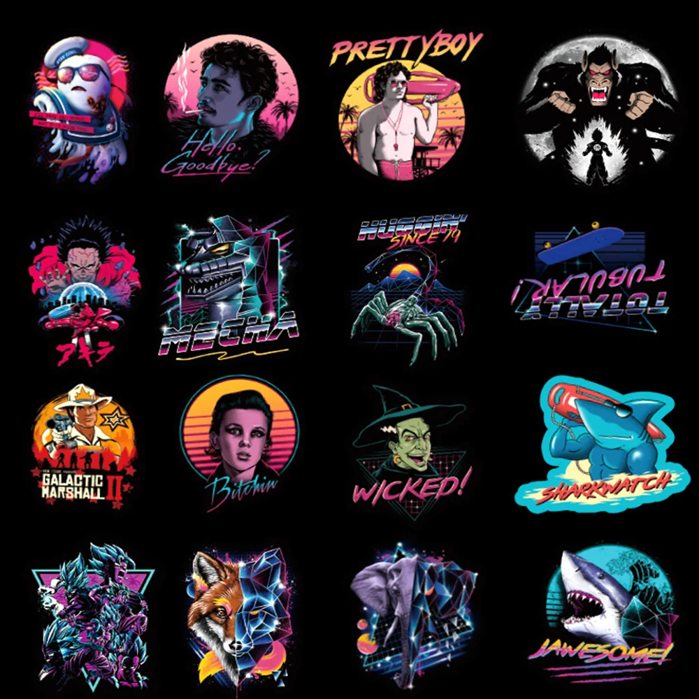 100 шт черные грозы граффити персональные наклейки на канцелярские товары