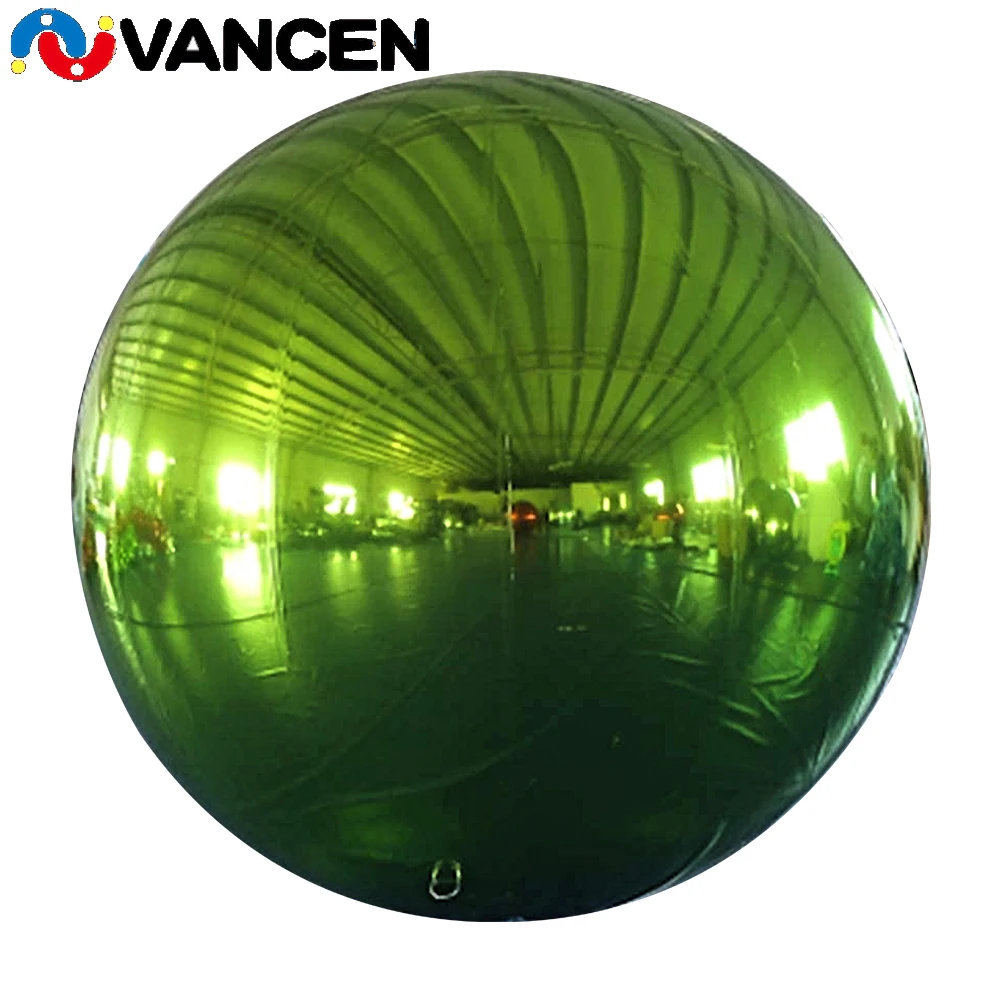 Четыре цвета красивые надувные зеркальные шары для украшения мероприятий