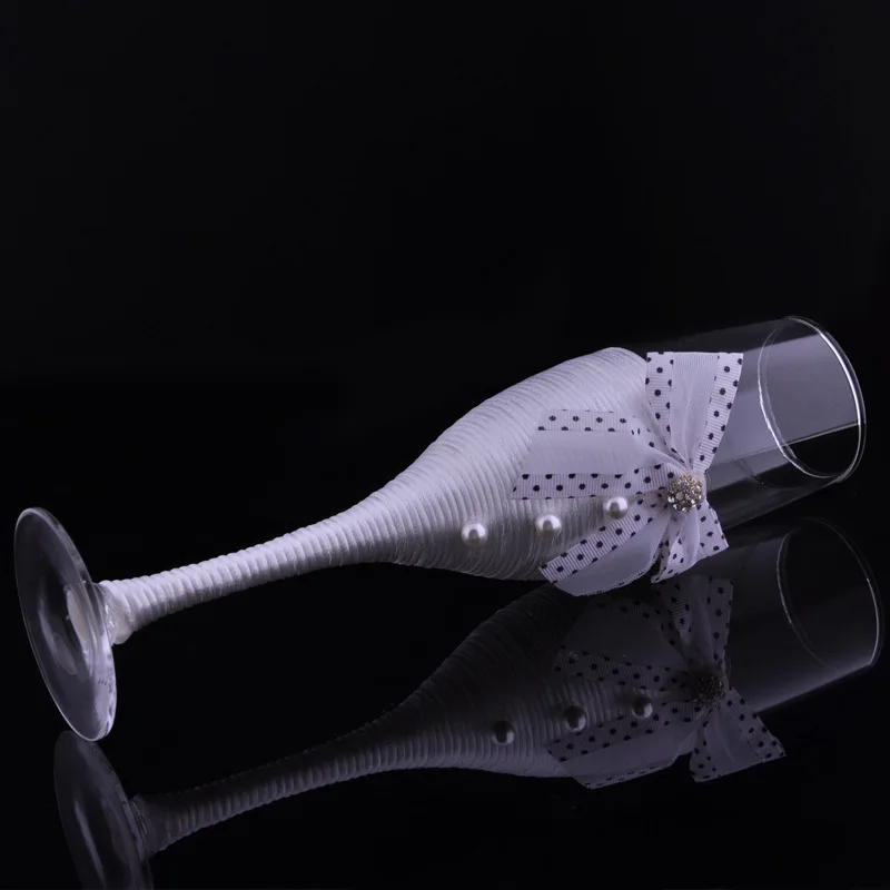 Стеклянный набор для свадебного платья 2 шт./компл./набор сделай сам кружево