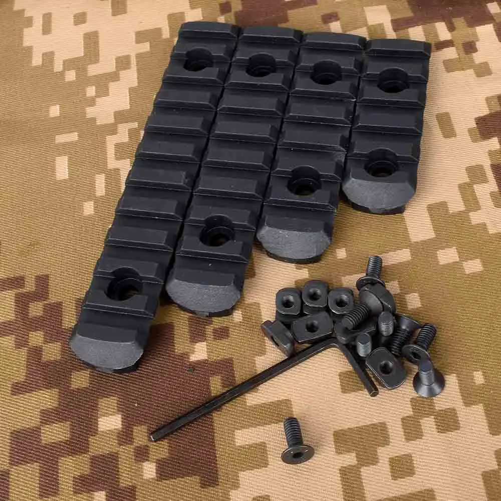 Тактические Airsoft полимерная Пикатинни M-LOK для MOE Handguard лазерный прицел охотничья