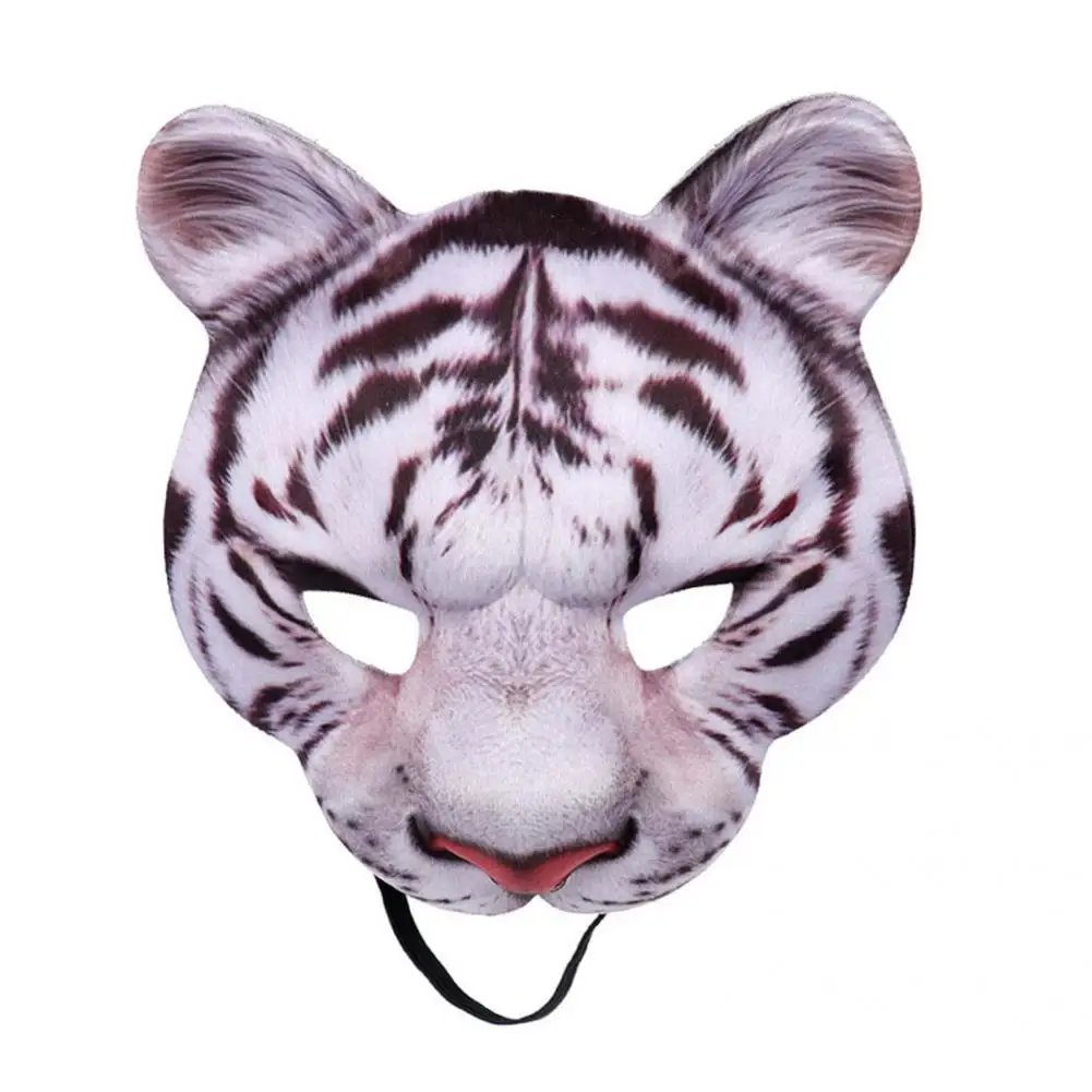 

Exquisite Convenient Tiger Halloween Party Face Cover Party Supplies