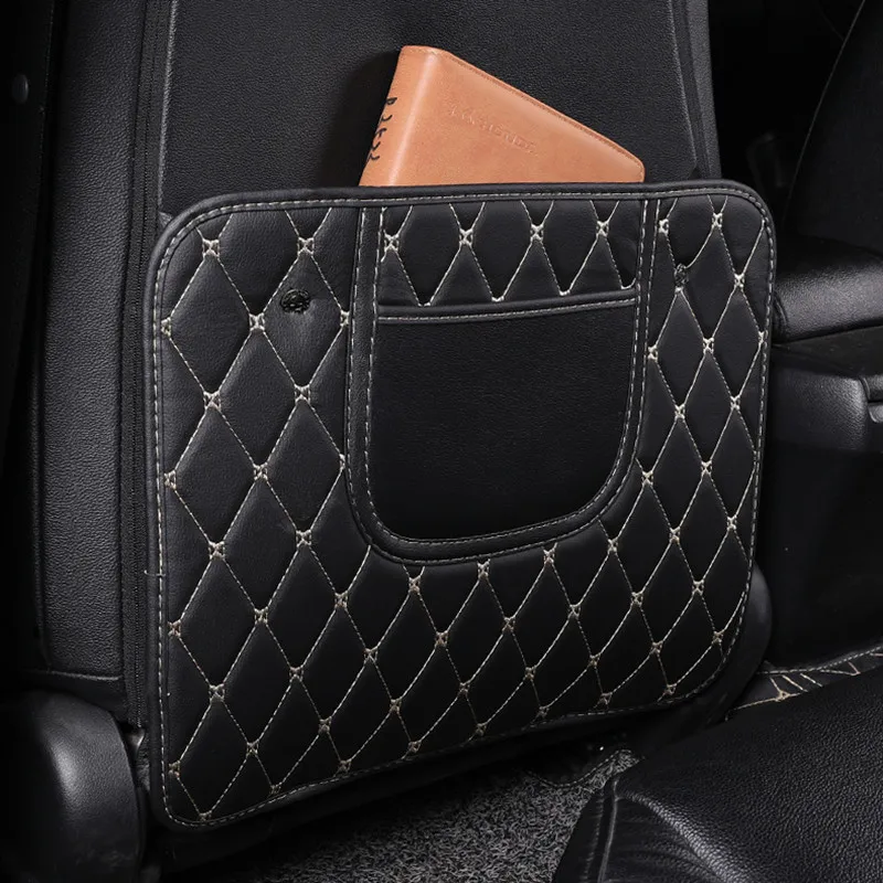 Кожаный защита от детей для заднего сиденья грязи коврик Bmw Honda Chevrolet Toyota Nissan Jeep Lada