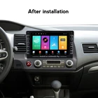 Автомобильный GPS-навигатор на Android для Honda Civic 2009, 2010, 2011, с Android 8,1, автомобильный GPS-радиоплеер, 1 Din, 8 дюймов, HD экран, Carplay, Wi-Fi