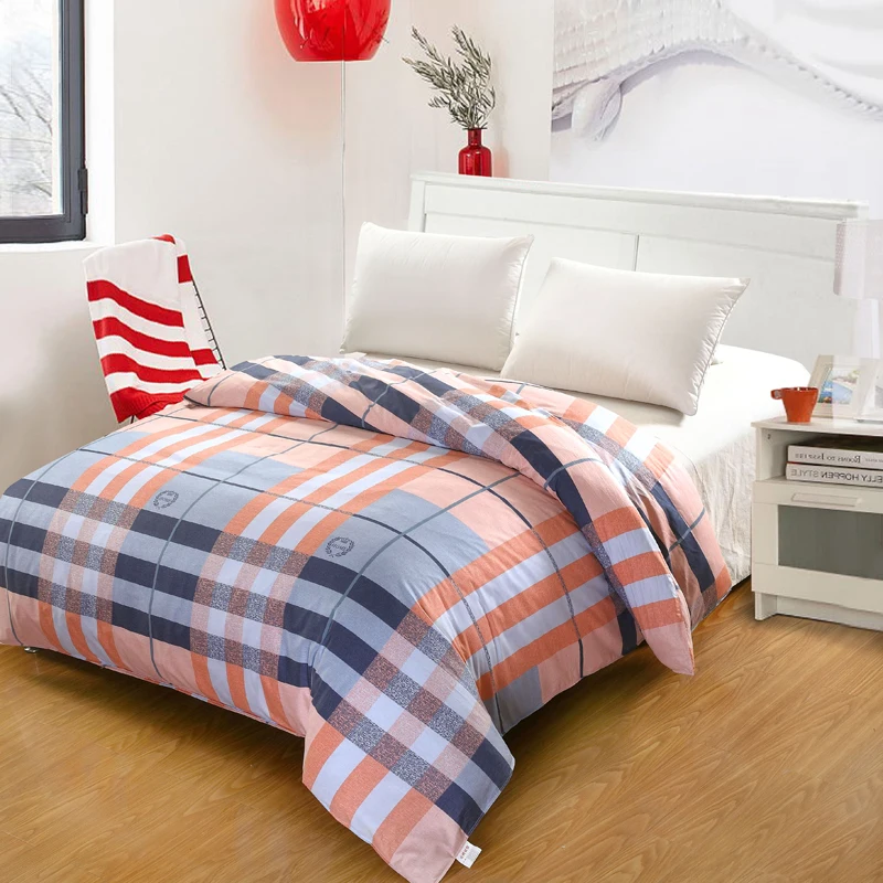 

Nordic Bedding set 4pcs for king queen twin size 100%cotton cartoon stripe kids duvet cover set bed sheet fitted sheet bedspread