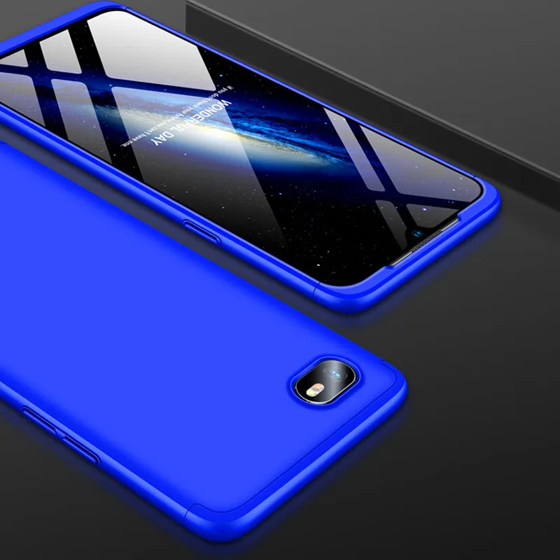 Oppo Realme C2 RMX1941 чехол RealmeC2 360 градусов полное покрытие защищенный Матовый Жесткий чехол для Oppo Real Me C2 Чехол со стеклянной пленкой