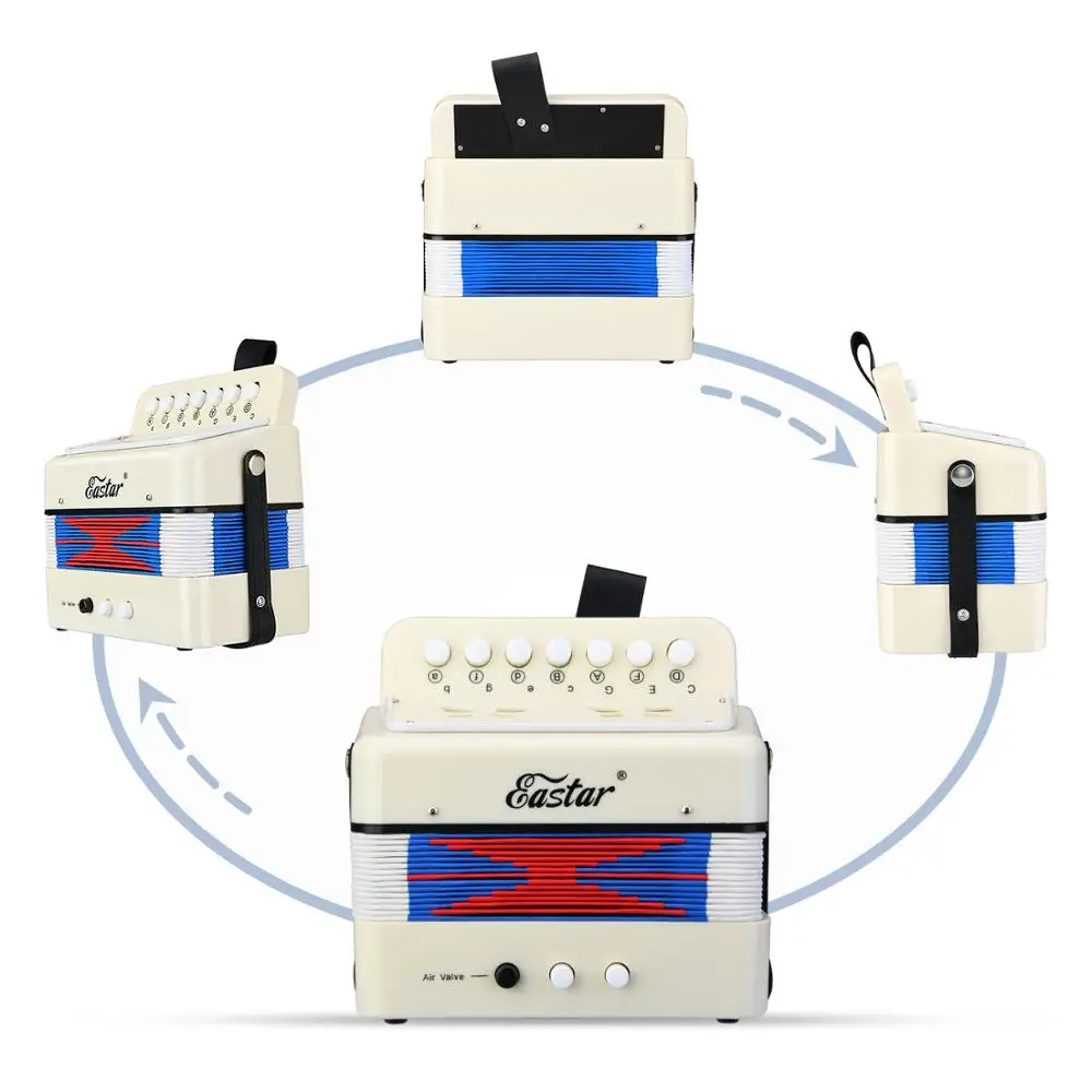 Eastar мини аккордеон 10 кнопок для детей обучающая игрушка раннего возраста