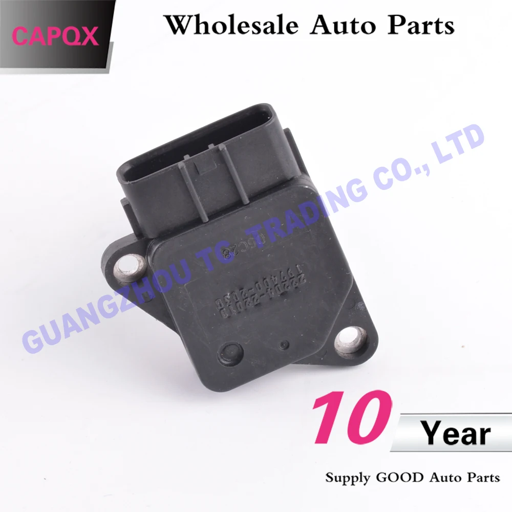 Датчик массового расхода воздуха CAPQX MAF 22204 22010 197400 2030 для Camry Corolla RAV4 Yaris Highlander Prius