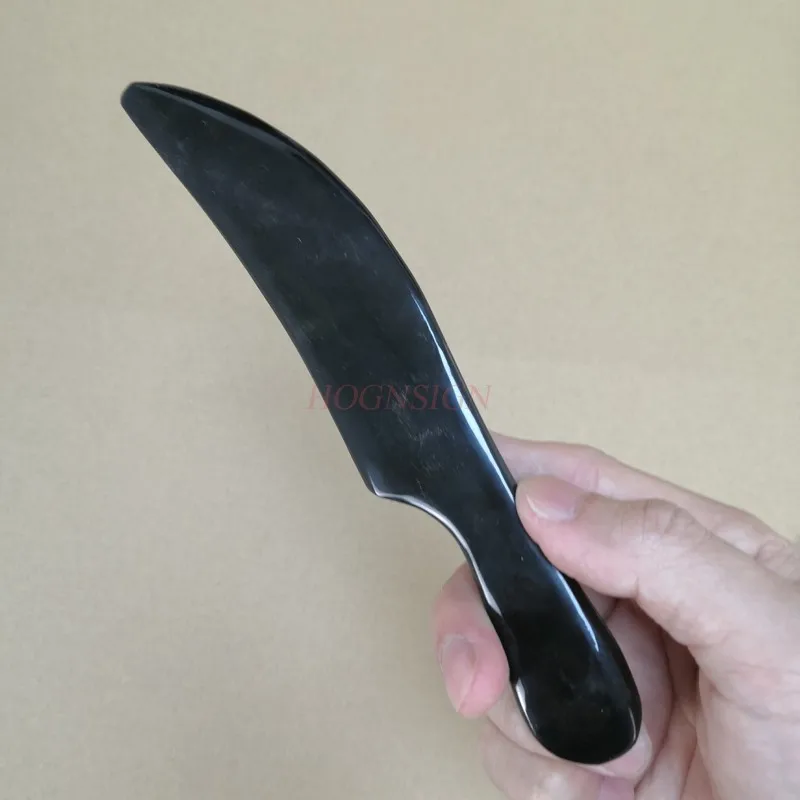 Гуаша Рог натуральные бычьи рожки Массажная тарелка для спины лица тела