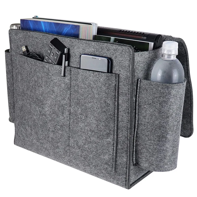 Войлочный прикроватный подвесной органайзер очень большая кровать карманы для