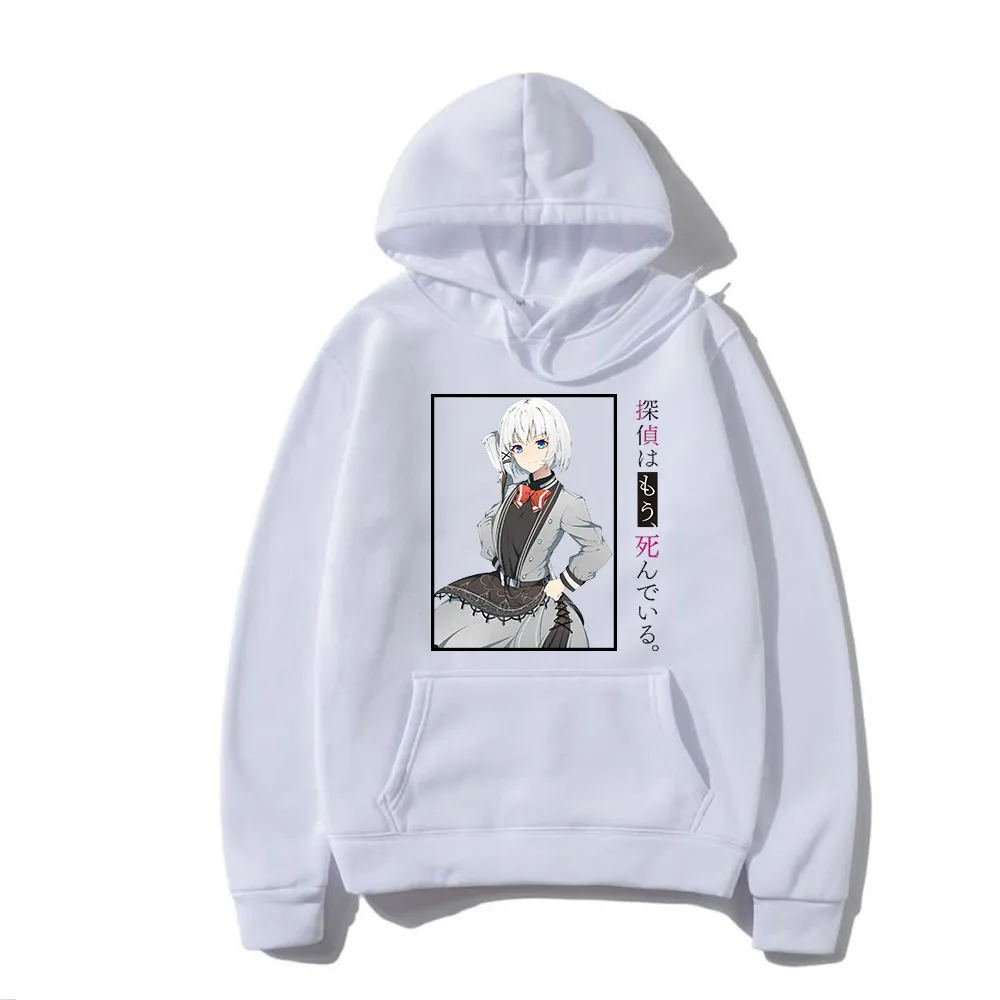 

Japanese anime SIESTA Kimihiko The Detective Is Already Dead hoodies printed for adult men and women anime pullover hooded