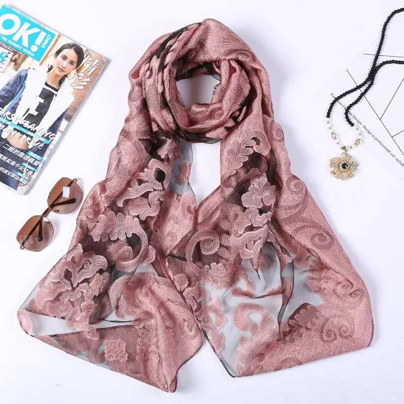 2019 осенний Новый серый мягкий теплый тонкий длинный шарф для девушек и Женский