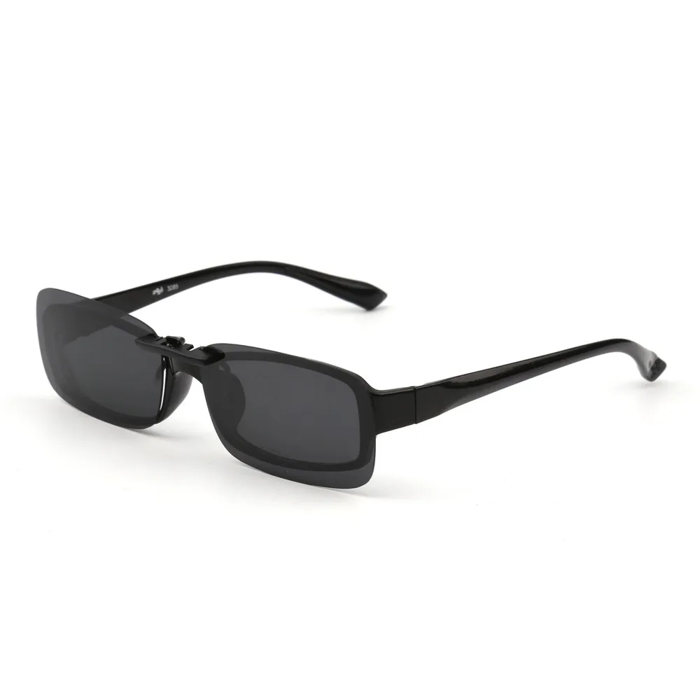 Rectangle Polarized Clip On Sunglasses Women Men Sunglasses for Prescription Glasses UV400