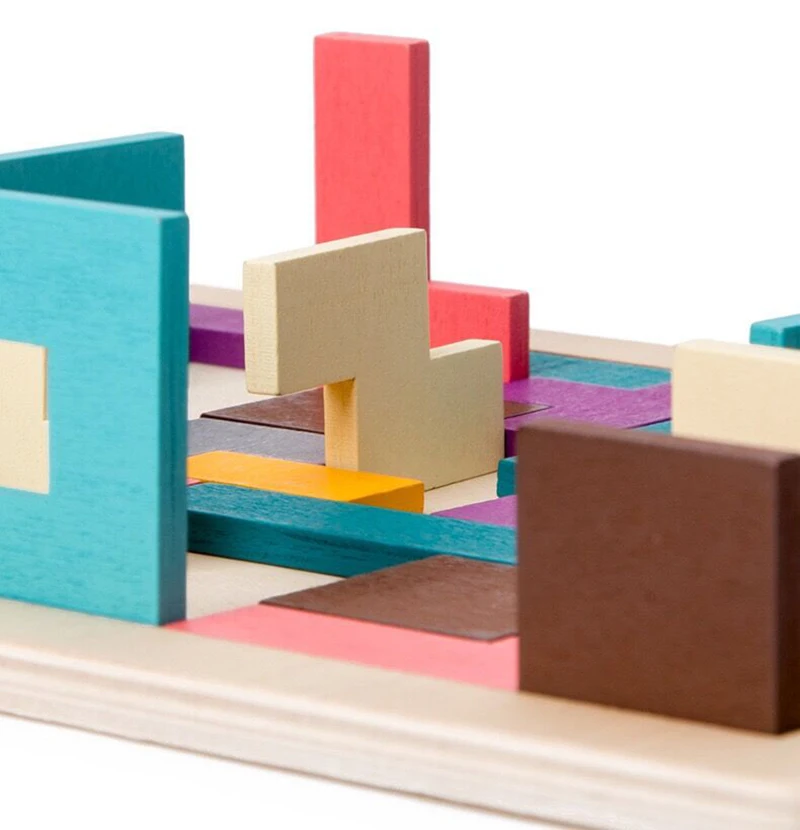 3D Пазлы для малышей деревянные танграммы математические игрушки детская игра