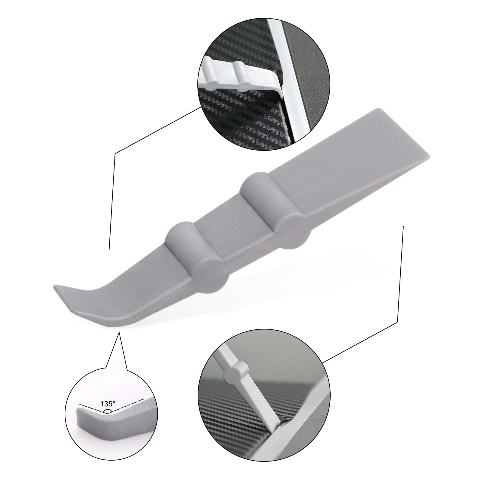 

FOSHIO Vinyl Car Decal Wrapping Tool Kit Carbon Fiber Film Squeegee Razor Scraper Air Bubble Sticker Remover Window Tints Cutter