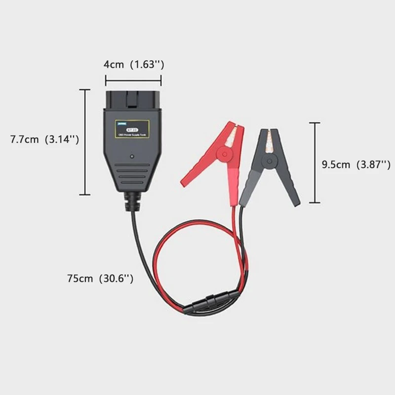 

2X2 Pin To 16 Pin Female OBDII Connector Adaptor Car Diagnostic Cable