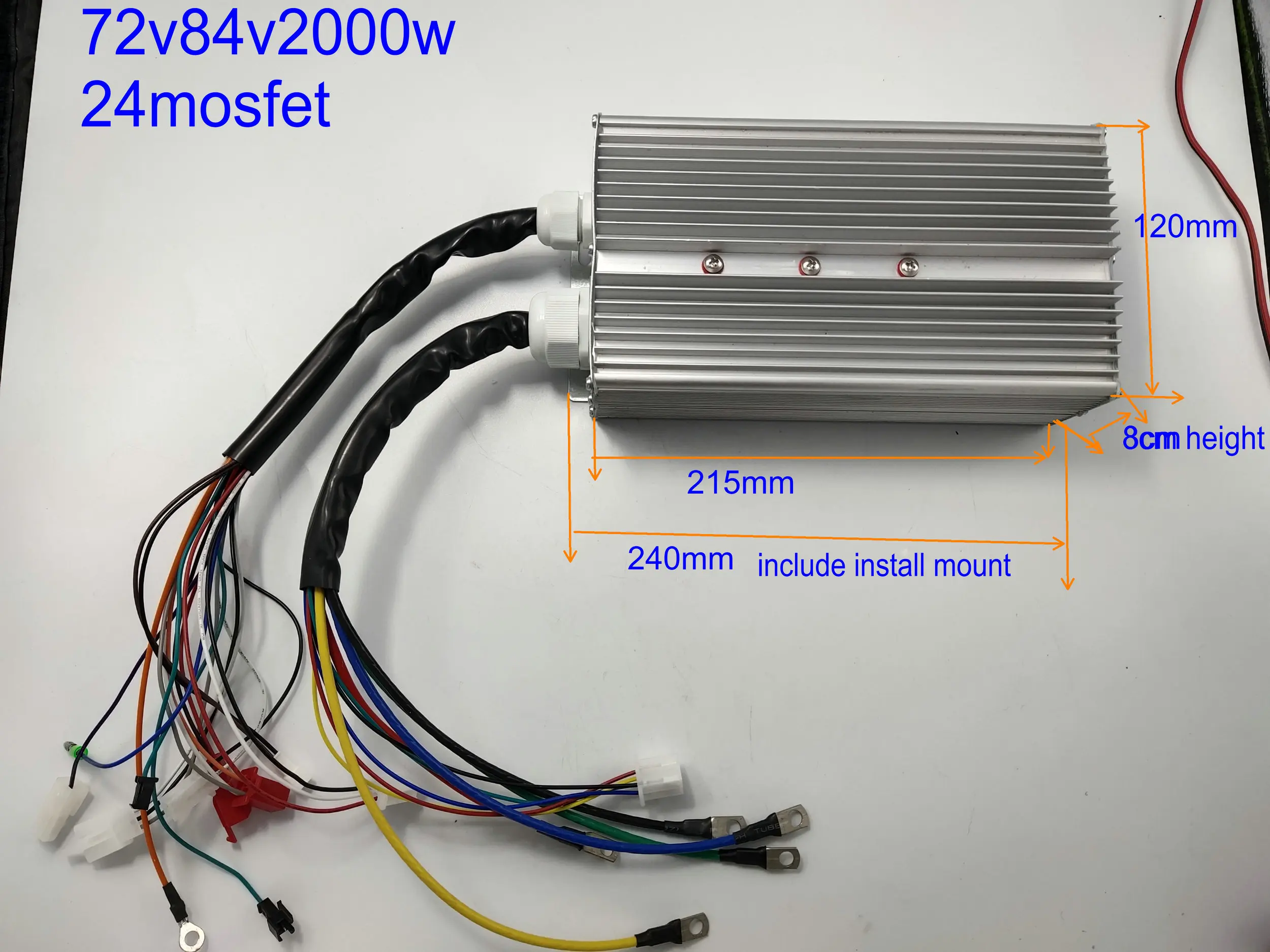 Контроллер 24Mosfet BLDC с датчиком/датчиком без датчика запчасти для электрического