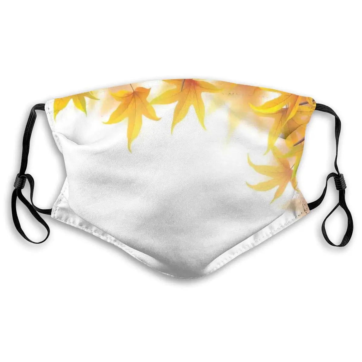 

Unisex Half Face Mouth Mask Face Masks Anti-Dust Face Windproof Ski,Maple Leaf Branches In Fall Season Environment Themed