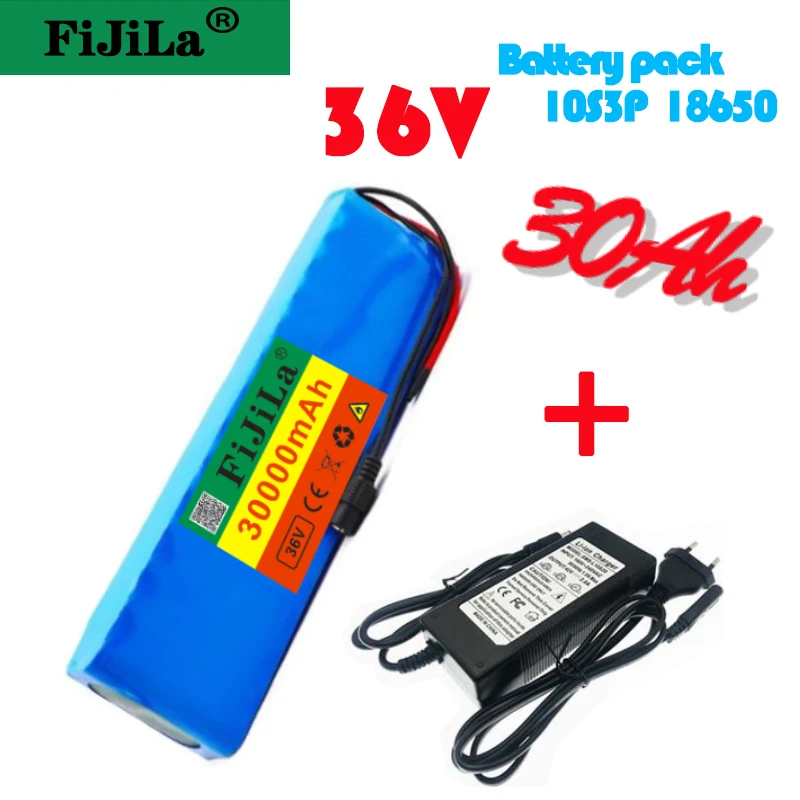 

Аккумулятор для электровелосипеда 10S3P, 36 В, 30 Ач, литий-ионный аккумулятор 18650, 500 Вт, высокая мощность и емкость 42 в, для мотоцикла, скутера с з...