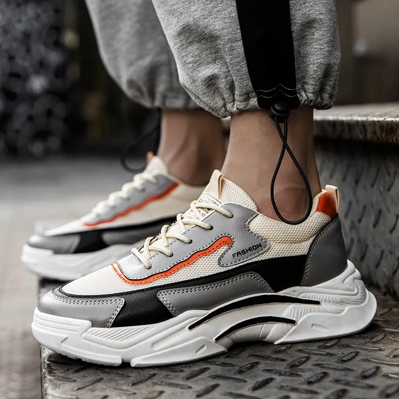 

Hot Sale Light Running Shoes Comfortable Casual Men's Sneaker Breathable Non-slip Wear-resistant Outdoor Walking Men Sport Shoes