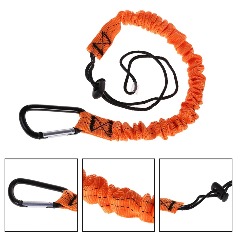 

Q1FF Carabiner Lanyard Retractable Rope Telescopic Elastic Buckle Climbing Equipment