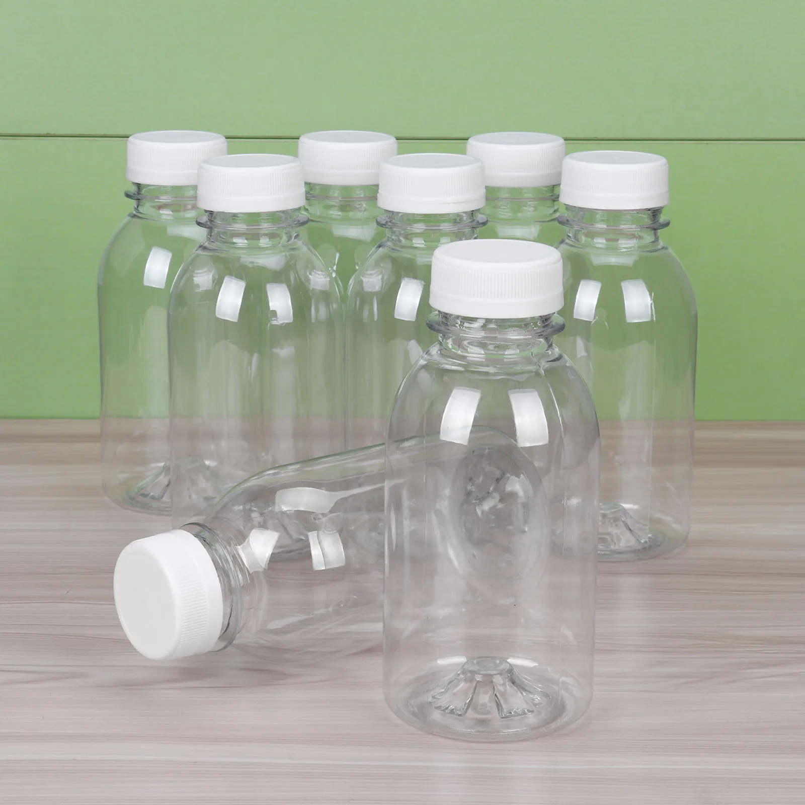 Прозрачная пластиковая пустая контейнеры для бутылок безалкогольных напитков с