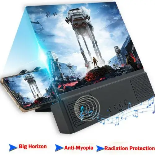 3D мобильный телефон Экран увеличитель HD видео усилитель складной расширенные