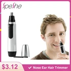 Триммер для волос в носу SPESHE, электрическая портативная машинка для стрижки волос, триммер для ушей и носа для мужчин, Безопасный Очиститель, бритва, инструмент для удаления волос