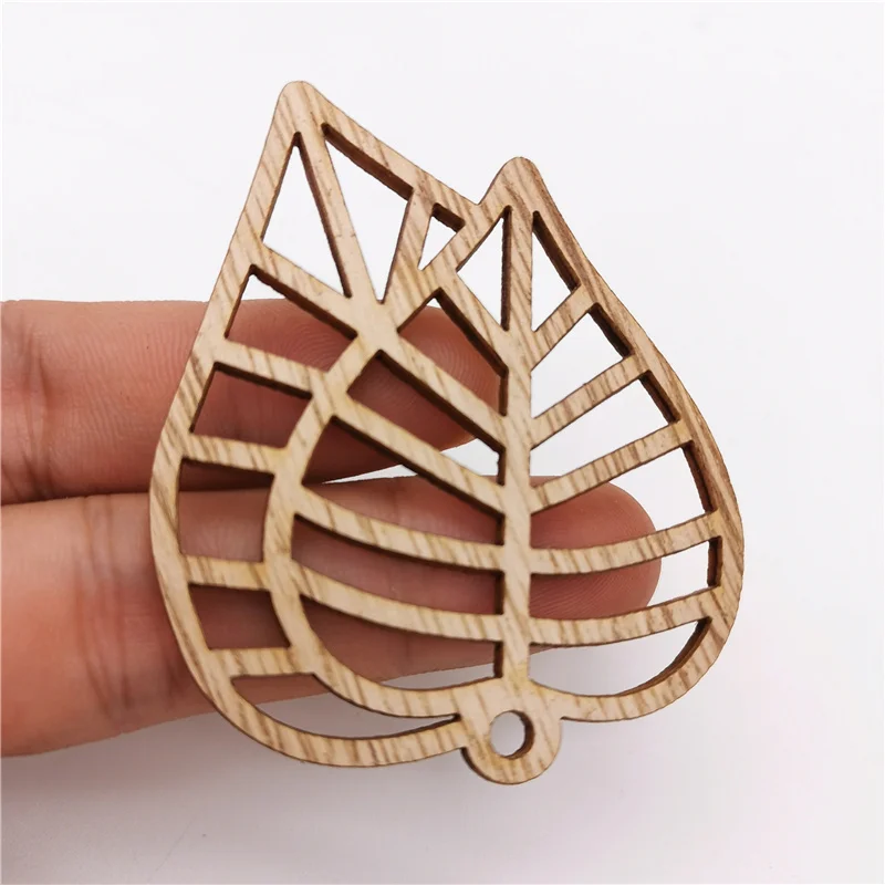 

Barwodo Wooden Pendant Jewelry Materials Charms For Bracelet Nacklace Loose Beads Bulk Items Wholesale Lots Needlework Pendants