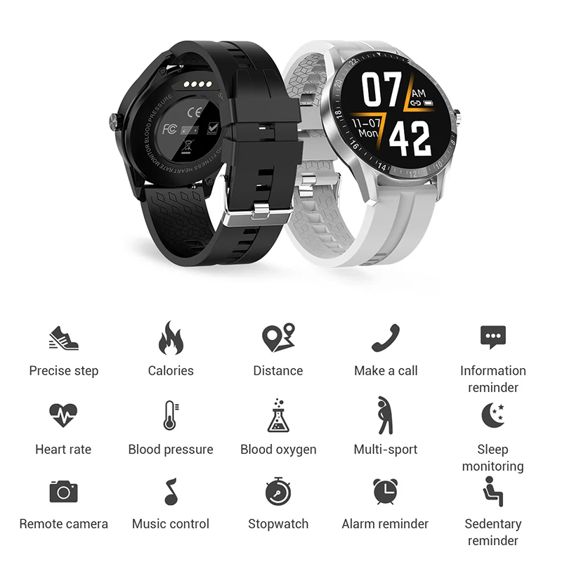 ONEMIX Outdoor Sport Equipment Men Women Smart Bracelet IP68 Waterproof HD Screen BluetoothStep Counter Watch Fintness Wristband | Спорт и