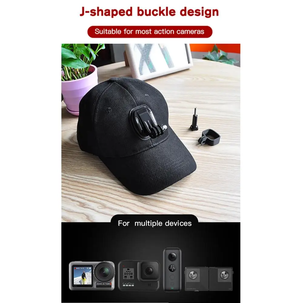 

STARTRC Expansion Bracket Holder Hat Camera holder For FIMI PALM Handheld Camera Accessories For Osmo Action Gopro 8 Insta360