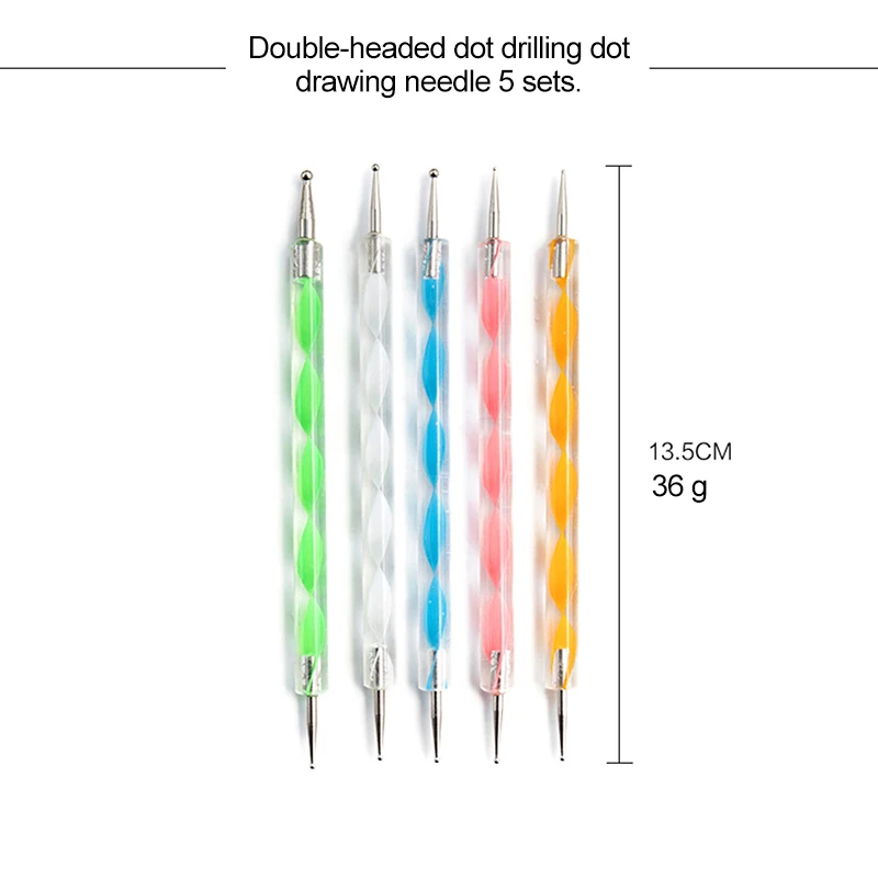 

16pcs Dotting Tools Set Painting Stencils Embossing Stylus Pen Dotting Tools DIY Stone Embossing Starter Drawing Stylus Pens Art