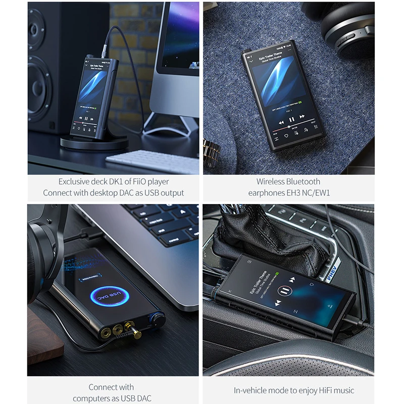 Флагманский музыкальный плеер FiiO M15 Android двойной AK4499 Портативный Hi Res mp3 Bluetooth Fi