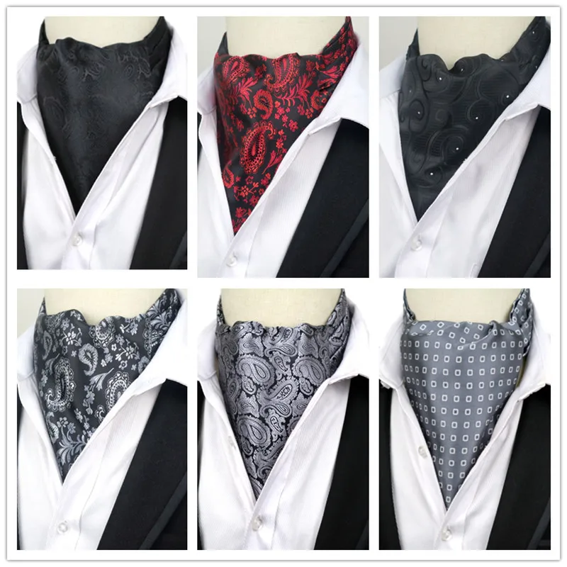 Роскошные мужские аскотские Галстуки винтажный галстук бабочка с узором