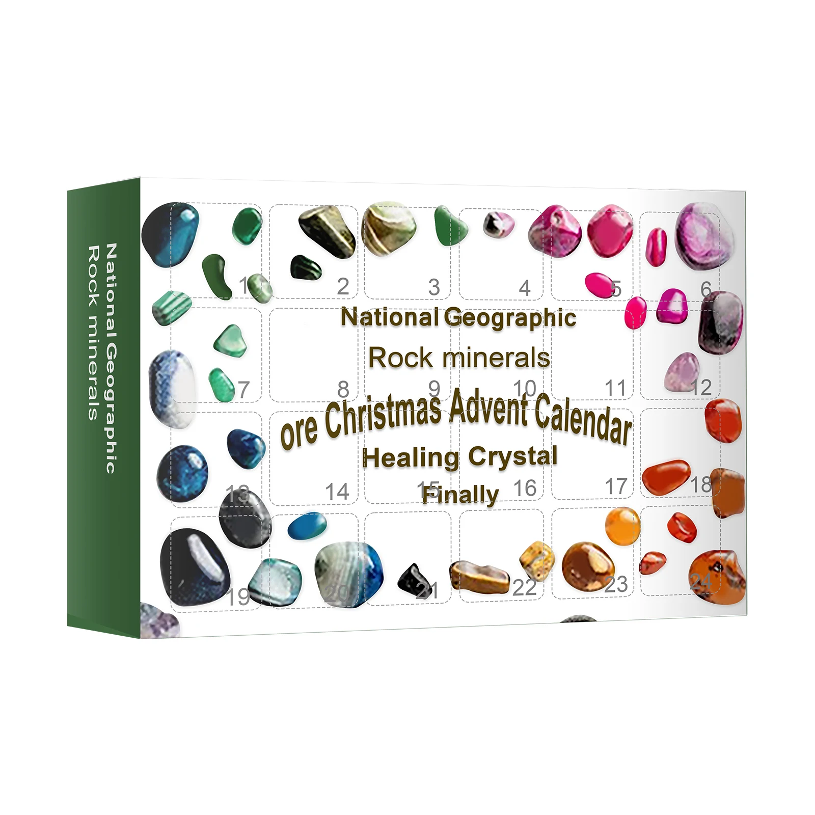 

Christmas Decoration Advent Calendars Christmas Countdown Christmas Blind Box Pebbles Crystal Christmas Gift New Year 2021